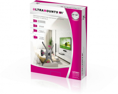 ��������� Ultramounts UM901 ��� ����������, ���������, 32-55", �� 30 ��, ���������, ���������, ����������, ������