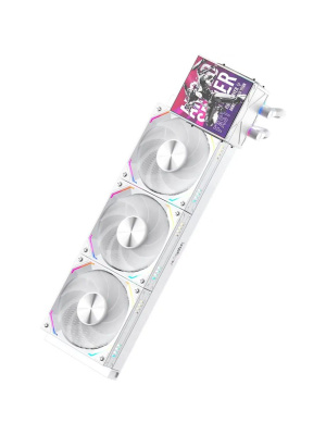 ������� �������� ���������� 1STPLAYER F.A.S.T. FT-360 White / 3x120mm ARGB fans, 300W TDP, 3.95" LCD screen / FT-360-WH