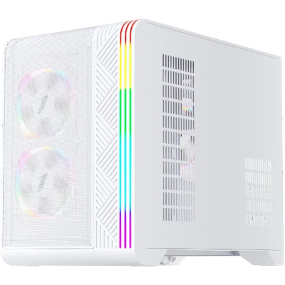 ������ 1STPLAYER VT6 ARGB White / mATX / 3x120mm ARGB fans / VT6-WH-3FS7-W