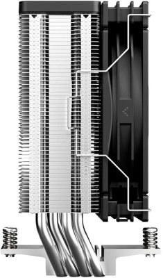����� ��� ���������� Deepcool AG400 G2 Soc-AM5/AM4/1200/1700/1851 �����������/������ 4-pin 220W Ret (R-AG400-BKNPMG2-G)