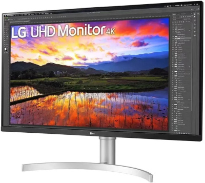 ������� LG 31.5" 32UN650K-W 4K IPS LED �����������/������