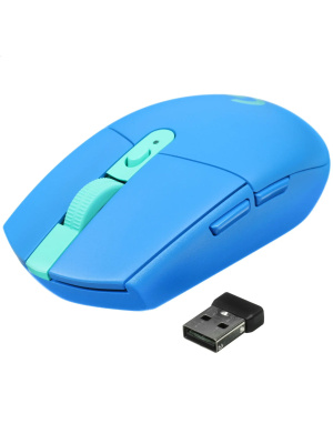 ���� Logitech G304 Lightspeed Wireless Gaming ����� ���������� 12000dpi �������. USB 5but (910-006018)