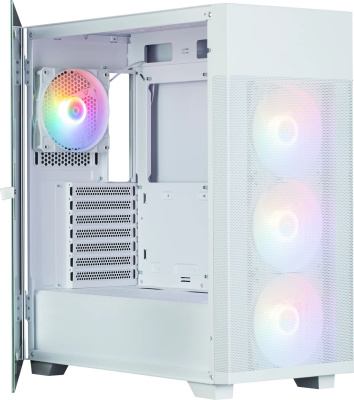 ������ Zalman S5 NEO White, Midi-Tower, ��� ��, �����
