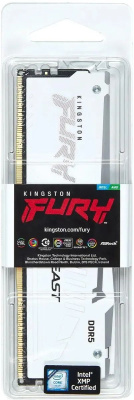 ������ DDR5 32GB 5600MHz Kingston KF556C36BWEA-32 Fury Beast White Expo RTL PC5-44800 CL36 DIMM 288-pin 1.25� kit single rank Ret