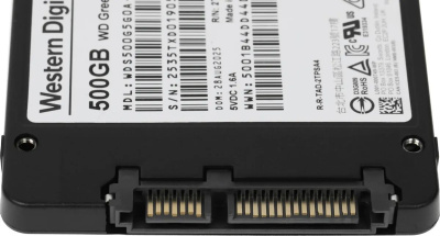 ���������� SSD WD 500Gb Green (2.5", SATA-III, R/W - 545/510 MB/s, MTTF 2000000 hrs) (WDS500G5G0A)
