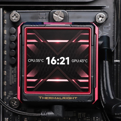 ������� �������� ���������� Thermalright Frozen Warframe ULTRA 360 ARGB Soc-AM5/AM4/1151/1200/2066/2011/1700 ������ 4-pin 29.6dB Al LCD Ret (F-WFRAME-ULT-360-BL-ARGB)