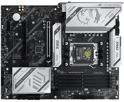 ����������� ����� MSI MAG X870E GAMING MAX WIFI, Socket AM5, AMD X870E, ATX, Ret