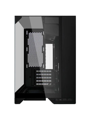 ������ Lian Li O11 Vision-M Digital / Black / 9.2" LCD screen / 1 x 140mm PWM Fan / Mini-Tower, TG / G99.O11VMDX.R0