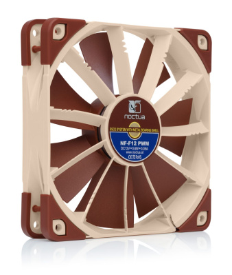 Noctua NF-F12 PWM (NF-F12 PWM) - 120mm 1 �e�������� ��� �������, 1500 ��/���, 22.4 ��, 4-pin PWM