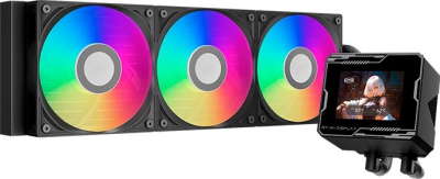 ������� �������� ���������� PcCooler GT360M Display ARGB Soc-AM5/AM4/1200/1700/1851 4-pin LCD 310W , ������, Ret (GT360M-BKAWXX-GL)