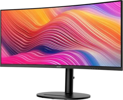 ������� 34" MSI Modern MD342CQP Black (VA, 3440x1440, HDMI+HDMI+DP+Type C (98W), USB Hub, 4 ms, 178�/178�, 300 cd/m, 3500:1, 120Hz, Curve 1500R)