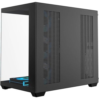 ������ XASTRA QW500 7ARGB-C10-UC Black ATX/Aquarium/Screewless/7x120mm ARGB PWM FM fans/Argb+PWM HUB 10port/Type-C/ QW500-7FM12A-C10-UC