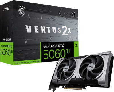 ���������� MSI NVIDIA GeForce RTX 5060 Ti 16Gb (RTX 5060 TI 16G VENTUS 2X PLUS)