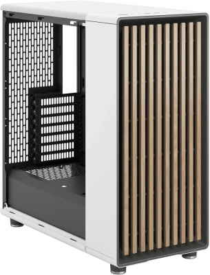 ������ �� ��� ����� ������� Fractal Design North Chalk White TG Clear