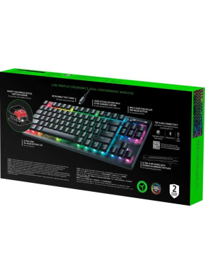 ������� ���������� Razer DeathStalker V2 PRO TKL (Red, Linear Optical Switch), ������� , RZ03-04370100-R3M1