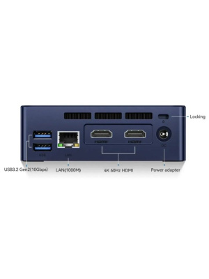 ����-�� Beelink Mini S12, Intel N95/8 �� DDR4/256 �� SSD/Intel UHD Graphics/Windows 11 Pro, ����� (BL/MINI S12/N95/8G/256G/Navy Blue)