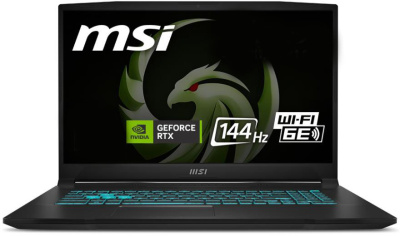  MSI Bravo 17 D7VE-064XRU, 17.3" (1920x1080) IPS 144/AMD Ryzen 5 7535HS/16 DDR5/512 SSD/GeForce RTX 4050 6/ ,  (9S7-17LN11-064)