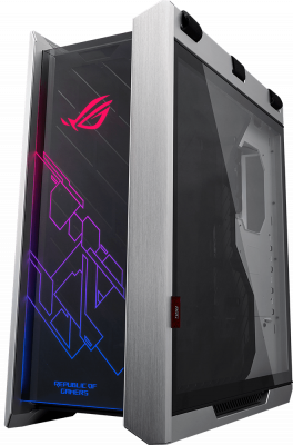 ������ ASUS ROG Strix Helios GX601 White E-ATX, ATX, mATX, Mini-ITX, Midi-Tower, ��� ��, � �����, ���������, 4xUSB 3.1, USB Type-C, Audio
