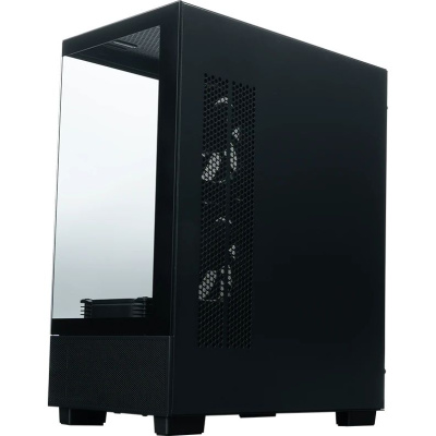 ������ XASTRA Q400M 5ARGB-FG-C6-UC Black mATX/Aquarium/Screewless/ 5x120mm ARGB PWM FG fans/Argb+PWM HUB 6port/ Type-C/ Q400M-5FG12A-C6-UC