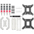 Комплект водяного охлаждения ID-COOLING SL360 XE WHITE LGA20XX/1700/1200/115X/AM5/AM4 (TDP 350W, PWM, LCD Display, TRIPLE ARGB FAN 120mm, белый) RET Комплект водяного охлаждения ID-COOLING SL360 XE WHITE LGA20XX/1700/1200/115X/AM5/AM4 (TDP 350W, PWM, LCD Display, TRIPLE ARGB FAN 120mm, белый) RET