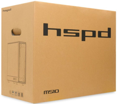 ������ �� ��� ����� ������� HSPD M510, Mesh Mid Tower, White, M510-TGWH-ARGB