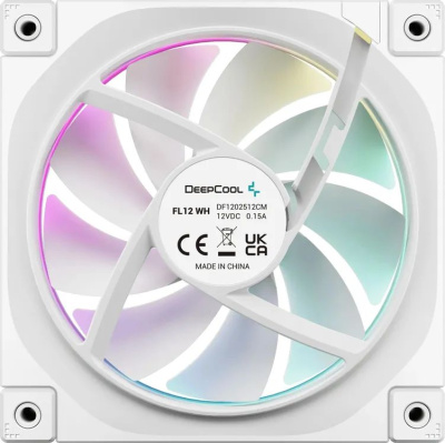 ���������� ��� ������� Deepcool FL12 Wh ARGB 120�120x25 ����� 4-pin 32�� (R-FL12-WHAPN1-G)