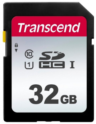 ����� ������ SDHC UHS-I U1 (V10) Transcend 32 ��, 100 ��/�, Class 10, TS32GSDC300S