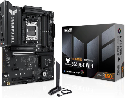 ����������� ����� ASUS TUF GAMING B650E-E WIFI, SocketAM5, AMD B650E, ATX, Ret 90MB1LT0-M0EAY0