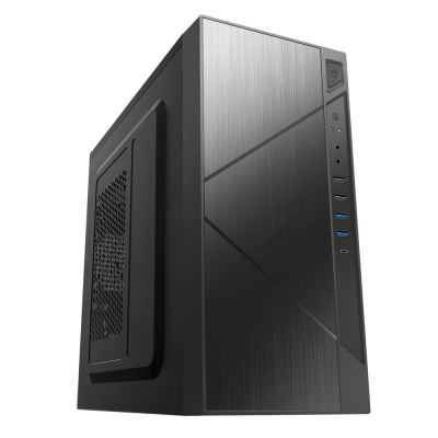 ������ MiniTower Foxline FZ-059 450W black (mATX, 2xUSB2.0, 2xUSB3.0) (FZ-059-SX450R-U32C)