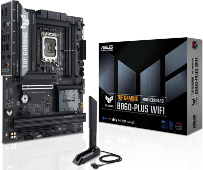 ����������� ����� Asus TUF GAMING B860-PLUS WIFI, Socket-1851, Intel B860, ATX, Ret 90MB1JL0-M0EAY0