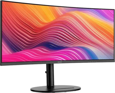 ������� 34" MSI Modern MD342CQP Black (VA, 3440x1440, HDMI+HDMI+DP+Type C (98W), USB Hub, 4 ms, 178�/178�, 300 cd/m, 3500:1, 120Hz, Curve 1500R)