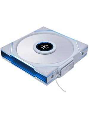 ���������� Lian Li UNI FAN TL WIRELESS LCD 140 / 14TLLCD1W1W WHITE / 140x140x28�� (PWM, ARGB, 1600 ��/��� (Max.), 28,5dBa) / G99.14TLLCD1W1W.R0