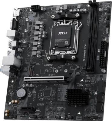 ����������� ����� MSI PRO B850M-E EVO, Socket AM5, AMD B850, mATX, Ret