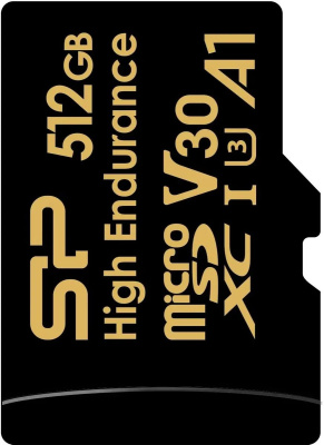 ���� ����� microSDXC 512GB Silicon Power SP512GBSTXDV3V1H Superior V30 A1 + adapter