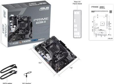 ����������� ����� ASUS PRIME A520M-R mATX, Ret 90MB1H60-M0EAY0