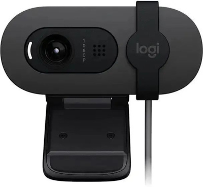 ������ Web Logitech HD Webcam Brio 100 Full ���������� 2Mpix (1920x1080) USB Type-C � ���������� (960-001587)