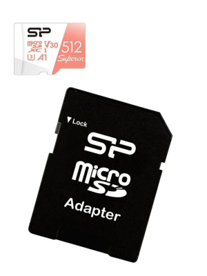 ����� ������ 512Gb MicroSD Silicon Power Superior (SP512GBSTXDV3V20SP)