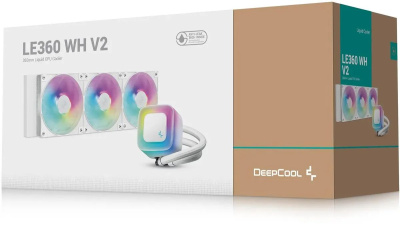 ������� �������� ���������� DeepCool LE360 WH V2, 4-pin, ARGB, 120��, �����, retail (R-LE360-WHAMMN-G-2)