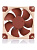 ����� ��� ������� Noctua NF-A8 PWM (80x80x25mm, 4-pin PWM, 32.67CFM, 17.7dBA, 2200RPM, Beige/Brown)