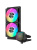 Водяное охлаждение для процессора SAMA L50 240BK (290W, 240mm, Black, ARGB/ Fans: 2x120mm, 72.3CFM, 28dBA, 2200RPM/ Pump height 66mm, 3000RPM, Rad thickness 27mm/ S: 1851, 1700, 1200, 115X, AM5, AM4) Водяное охлаждение для процессора SAMA L50 240BK (290W, 240mm, Black, ARGB/ Fans: 2x120mm, 72.3CFM, 28dBA, 2200RPM/ Pump height 66mm, 3000RPM, Rad thickness 27mm/ S: 1851, 1700, 1200, 115X, AM5, AM4)
