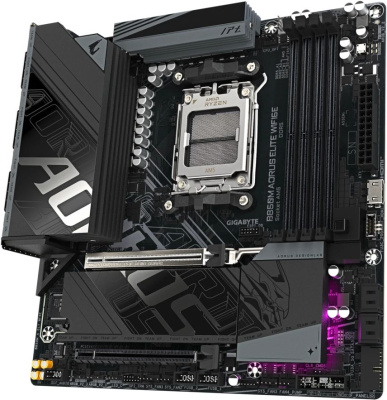 ����������� ����� Gigabyte B850M AORUS ELITE WIFI6E, Socket-AM5, AMD B850, mATX, Ret