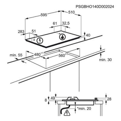    Electrolux GPE363RCW