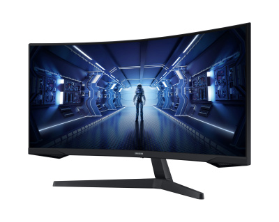 ������� Samsung 34" Odyssey G55T LC34G55TWWPXEN Ultra WQHD VA LED 1ms 165Hz ������