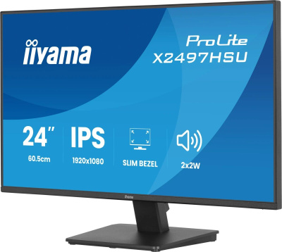 ������� Iiyama 23.8" ProLite X2497HSU-B1 FHD IPS LED 4ms 120Hz ������