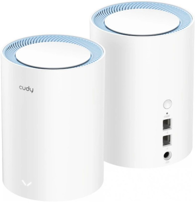 ��������� Mesh ������ CUDY M1200(2-Pack), Wi-Fi 5, AC1200, 2.4/5���, �����