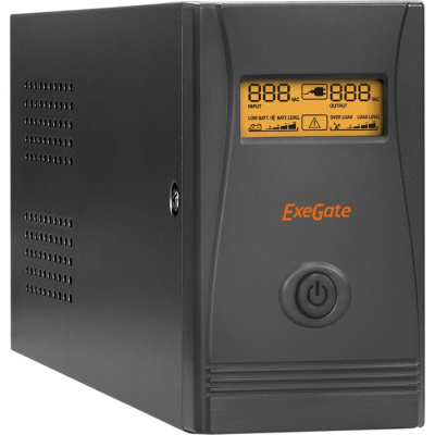 ��� ExeGate Power Smart ULB-850.LCD.AVR.EURO.RJ.USB  850VA/480W,Black