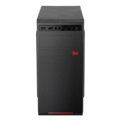  IRU Home 315 MT i5 9400F (2.9)/8Gb/1Tb 7.2k/GTX1050Ti 4Gb/Free DOS/GbitEth/400W/Black