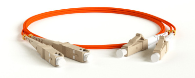 ����-���� ���������-���������� Hyperline FC-D2-62-LC/PR-SC/PR-H-1M-LSZH-OR 62.5/125, LC-SC, 2.0 ��, duplex, LSZH, 1 �