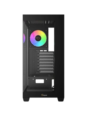 ������ Ocypus Gamma C72 BK ARGB, ATX, USB3.0*1+USB2.0*2, SIDE 3x120mm ARGB, REAR 1x120mm ARGB