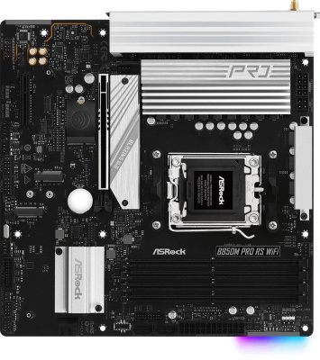 ����������� ����� ASRock B850M PRO RS WIFI, Socket AM5, AMD B850, mATX, Ret